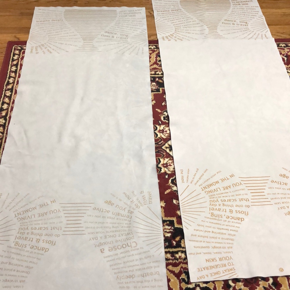 Two (2) Lululemon Hot Yoga Mat Towel Covers